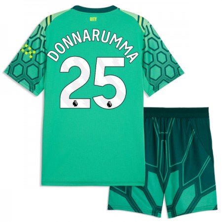 Manchester City Donnarumma 25 Doelman Kind Thuistenue 2026-27 Groene Manchester City Donnarumma 25 Doelman Kind Thuistenue 2026-27 Groene