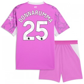Manchester City Donnarumma 25 Doelman Kind Uittenue 2026-27 Roze
