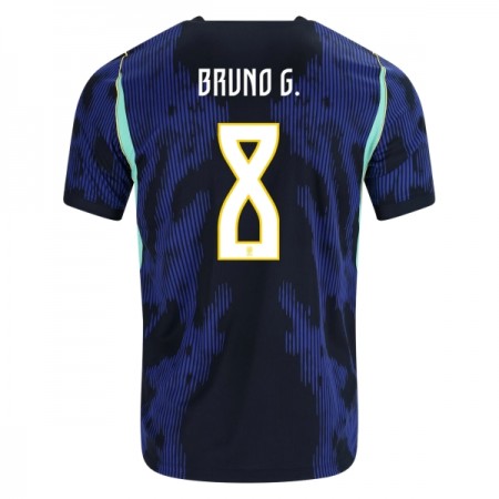 Brazilië Bruno Guimaraes 8 Uitshirt WK Voetbal 2026 Brazilië Bruno Guimaraes 8 Uitshirt WK Voetbal 2026