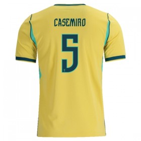 Brazilië Casemiro 5 Thuisshirt WK Voetbal 2026