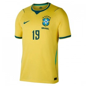 Brazilië Endrick 19 Thuisshirt WK Voetbal 2026