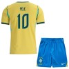 Brazilië Pele 10 Kind Thuistenue WK Voetbal 2026 Brazilië Pele 10 Kind Thuistenue WK Voetbal 2026