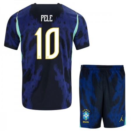 Brazilië Pele 10 Kind Uittenue WK Voetbal 2026 Brazilië Pele 10 Kind Uittenue WK Voetbal 2026