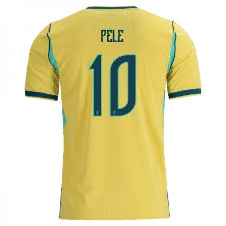 Brazilië Pele 10 Thuisshirt WK Voetbal 2026 Brazilië Pele 10 Thuisshirt WK Voetbal 2026