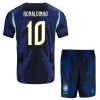 Brazilië Ronaldinho 10 Kind Uittenue WK Voetbal 2026 Brazilië Ronaldinho 10 Kind Uittenue WK Voetbal 2026