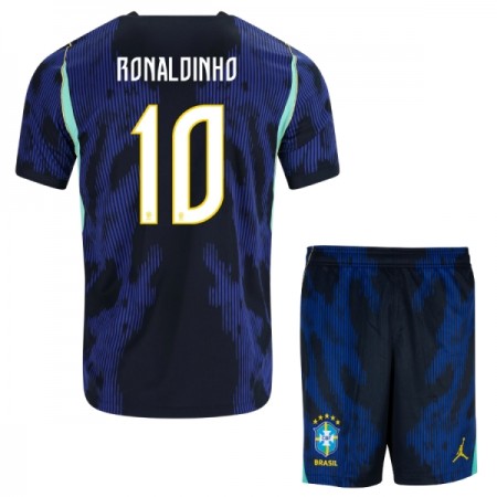 Brazilië Ronaldinho 10 Kind Uittenue WK Voetbal 2026 Brazilië Ronaldinho 10 Kind Uittenue WK Voetbal 2026