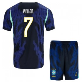 Brazilië Vini JR. 7 Kind Uittenue WK Voetbal 2026