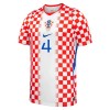 Kroatië Gvardiol 4 Thuisshirt WK Voetbal 2026