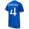 Kroatië Gvardiol 4 Uitshirt WK Voetbal 2026 Kroatië Gvardiol 4 Uitshirt WK Voetbal 2026