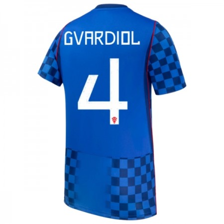 Kroatië Gvardiol 4 Uitshirt WK Voetbal 2026 Kroatië Gvardiol 4 Uitshirt WK Voetbal 2026