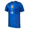 Kroatië Gvardiol 4 Uitshirt WK Voetbal 2026