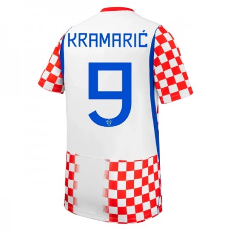 Kroatië Kramaric 9 Thuisshirt WK Voetbal 2026 Kroatië Kramaric 9 Thuisshirt WK Voetbal 2026