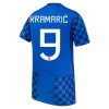 Kroatië Kramaric 9 Uitshirt WK Voetbal 2026 Kroatië Kramaric 9 Uitshirt WK Voetbal 2026