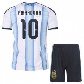 Argentinië Maradona 10 Kind Thuistenue WK Voetbal 2026