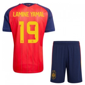 Spanje 2 Stars Lamine Yamal 19 Kind Thuistenue WK Voetbal 2026