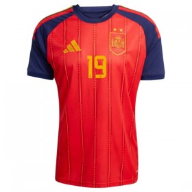 Spanje 2 Stars Lamine Yamal 19 Thuisshirt WK Voetbal 2026