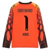 Borussia Dortmund Kobel 1 Doelman Thuisshirt 2026-27 Oranje Lange Mouw Borussia Dortmund Kobel 1 Doelman Thuisshirt 2026-27 Oranje Lange Mouw