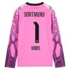 Borussia Dortmund Kobel 1 Doelman Uitshirt 2026-27 Roze Lange Mouw Borussia Dortmund Kobel 1 Doelman Uitshirt 2026-27 Roze Lange Mouw