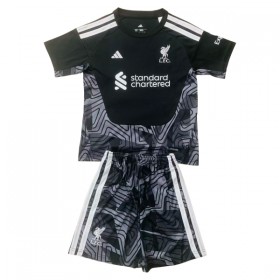 Liverpool Doelman Kind Tenue 2026-27 Zwarte