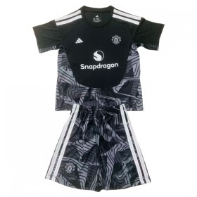 Manchester United Doelman Kind Tenue 2026-27 Zwarte