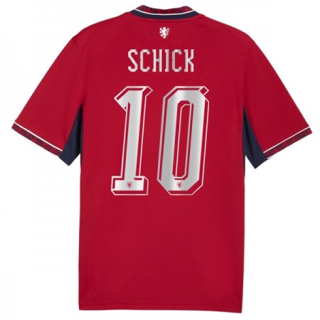 Tsjechië Schick 10 Thuisshirt WK Voetbal 2026