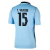 Uruguay Federico Valverde 15 Thuisshirt WK Voetbal 2026 Uruguay Federico Valverde 15 Thuisshirt WK Voetbal 2026