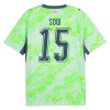 Zwitserland Djibril Sow 15 Uitshirt WK Voetbal 2026 Zwitserland Djibril Sow 15 Uitshirt WK Voetbal 2026