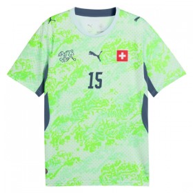 Zwitserland Djibril Sow 15 Uitshirt WK Voetbal 2026