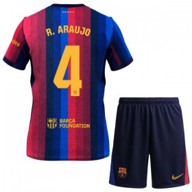 FC Barcelona R. Araujo 4 Kind Thuistenue 2026-27