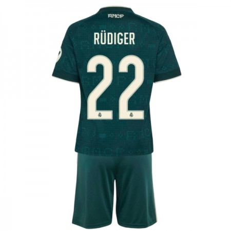 Real Madrid Rudiger 22 Kind Uittenue 2026-27 Real Madrid Rudiger 22 Kind Uittenue 2026-27