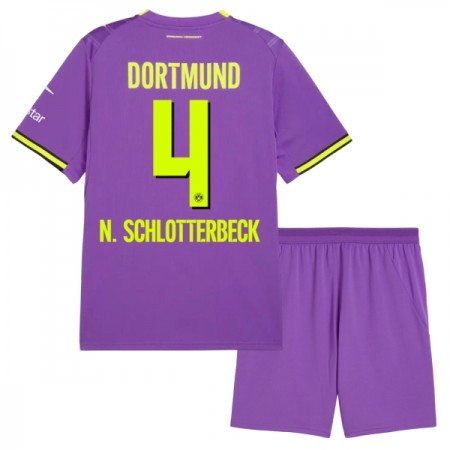 Borussia Dortmund N. Schlotterbeck 4 Kind Third Tenue 2026-27 Borussia Dortmund N. Schlotterbeck 4 Kind Third Tenue 2026-27