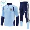 Ajax Kind Trainings Sweatshirt Pak 2026-27 Kwart-Zip Blauwe Ajax Kind Trainings Sweatshirt Pak 2026-27 Kwart-Zip Blauwe