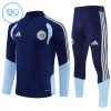 Ajax Kind Trainings Sweatshirt Pak 2026-27 Kwart-Zip Blauwe Ajax Kind Trainings Sweatshirt Pak 2026-27 Kwart-Zip Blauwe