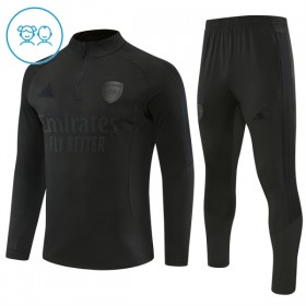 Arsenal Kind Trainings Sweatshirt Pak 2026-27 Kwart-Zip Zwarte