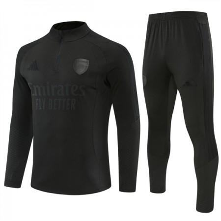 Arsenal Trainings Sweatshirt Pak 2026-27 Kwart-Zip Zwarte Arsenal Trainings Sweatshirt Pak 2026-27 Kwart-Zip Zwarte