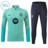 Barcelona Kind Trainings Sweatshirt Pak 2026-27 Kwart-Zip Groene Barcelona Kind Trainings Sweatshirt Pak 2026-27 Kwart-Zip Groene