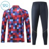 Barcelona Kind Trainings Sweatshirt Pak 2026-27 Kwart-Zip Rode
