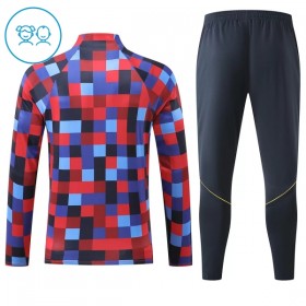 Barcelona Kind Trainings Sweatshirt Pak 2026-27 Kwart-Zip Rode