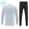 Barcelona Kind Trainings Sweatshirt Pak 2026-27 Kwart-Zip Witte