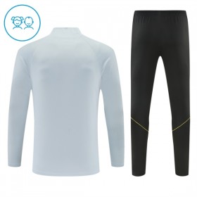 Barcelona Kind Trainings Sweatshirt Pak 2026-27 Kwart-Zip Witte