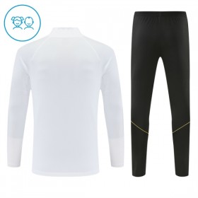 Barcelona Kind Trainings Sweatshirt Pak 2026-27 Kwart-Zip Witte