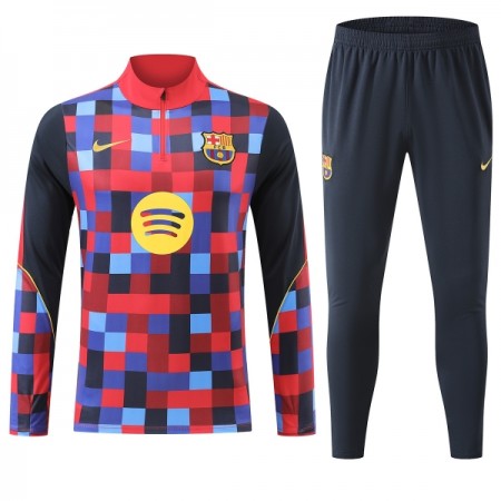 Barcelona Trainings Sweatshirt Pak 2026-27 Kwart-Zip Rode Barcelona Trainings Sweatshirt Pak 2026-27 Kwart-Zip Rode