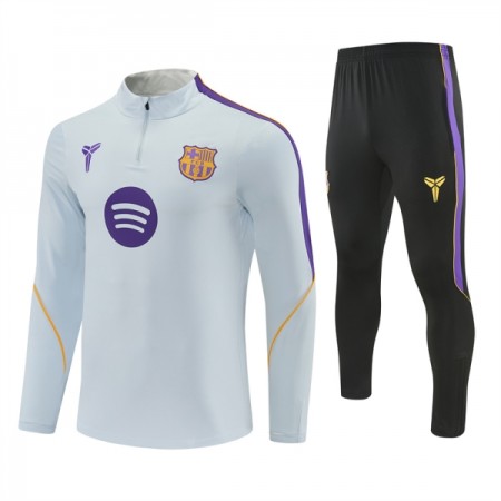 Barcelona Trainings Sweatshirt Pak 2026-27 Kwart-Zip Witte Barcelona Trainings Sweatshirt Pak 2026-27 Kwart-Zip Witte