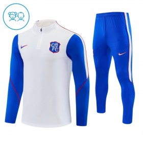 Chelsea Kind Trainings Sweatshirt Pak 2026-27 Kwart-Zip Witte