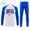 Chelsea Kind Trainings Sweatshirt Pak 2026-27 Kwart-Zip Witte