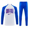 Chelsea Trainings Sweatshirt Pak 2026-27 Kwart-Zip Witte