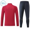 FC Barcelona Kind Trainings Sweatshirt Pak 2026-27 Kwart-Zip Rode