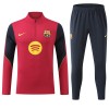 FC Barcelona Trainings Sweatshirt Pak 2026-27 Kwart-Zip Rode FC Barcelona Trainings Sweatshirt Pak 2026-27 Kwart-Zip Rode