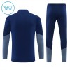 FC Bayern München Kind Trainings Sweatshirt Pak 2026-27 Kwart-Zip Blauwe