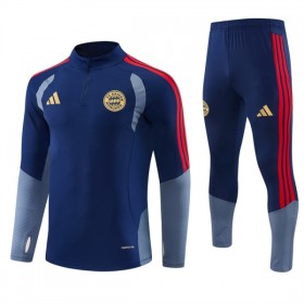 FC Bayern München Trainings Sweatshirt Pak 2026-27 Kwart-Zip Blauwe